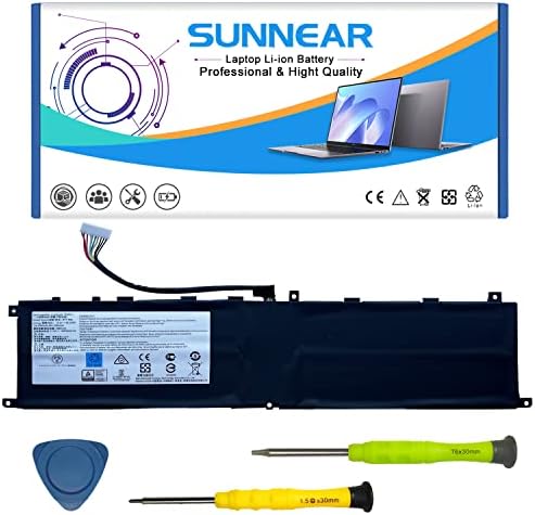 BTY-M6L Laptop Battery Replacement for MSI GS65 GS75 Stealth Thin 8SE 8SF 8SG 8RF 9SD 9SE 9SF 9SG Modern 8RC P658SC WS65 9TM WS75 10TM Creator 8RD 8RE P75 PS63 GS60 Series MS-16Q2 MS-16Q3