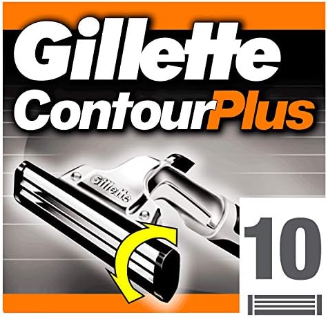 Gillette Contour Plus Razor Blades for Men (Pack of 10)