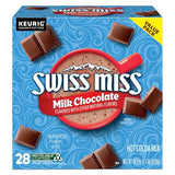 Swiss Miss Milk Chocolate Hot Cocoa Keurig Single-Serve K Cup Pods, 28 Count