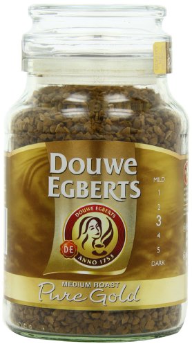 DOUWE EGBERTS Pure Gold Instant Coffee, Medium Roast, 6.7-Ounce, 190g (Packaging May Vary)