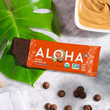 ALOHA Organic Plant Based Protein Bars - 3 Flavor Variety Pack - 12 Count, 1.9oz Bars - Vegan Snacks, Low Sugar, Gluten-Free, Low Carb, Paleo, Non-GMO, Stevia-Free, No Sugar Alcohol Sweeteners