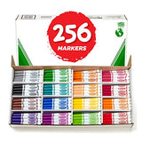 Crayola Broad Line Markers Classpack (256 Ct), Bulk School Supplies For Teachers, Kids Markers For School, Classroom Supplies