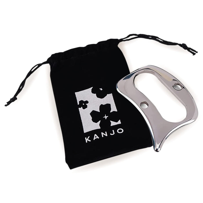Kanjo FSA HSA Eligible Pain Relief Gua Sha Myofascial Tool - Stainless Steel Muscle Scraper Tool