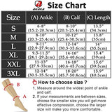 Ailaka Zipper Compression Socks Medical, 15-20 mmHg Knee High Compression Socks for Men Women, Close Toe Support Socks for Varicose Veins, Edema, Recovery, Pregnant, Nurse