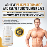 Hammersmith Labs Temerovol - Male Supplement - Enhances Energy, Strength & Libido - Lean Muscle Builder, 60 Capsules - 1 Bottle