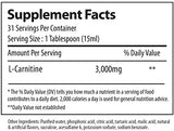 Alpha Supps - L-Carnitine 3000 mg Liquid | Stimulant-Free Amino Acid | 31 Servings (Grape Soda)