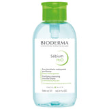 Bioderma Sébium H2O PUMP, Micellar Water, Cleansing and Make-Up Removing for Combination to Oily Skin, Green Bottle, 17 Fl Oz