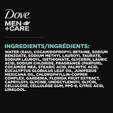 DOVE MEN + CARE Body Wash for a refreshing shower experience Eucalyptus Cedar Body Wash for Men, 18 Fl Oz (Pack of 4)