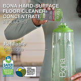 Bona Multi-Surface Floor Premium Spray Mop - Includes Multi-Surface Floor Cleaner Concentrate and Machine Washable Microfiber Cleaning Pad - For Stone, Tile, Laminate and Vinyl LVT/LVP Floors