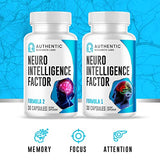 Neuro-Intelligence Factor Brain Health Supplements for Adults & Children Over 12 – Dietary Support for Brain, Memory, Attention & Focus – Safe & Natural