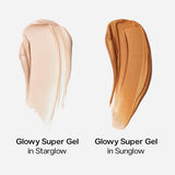 Saie Mini Glowy Super Gel Lightweight Illuminator - Luminizer + Makeup Primer for Glowing Skin - Enriched with Vitamin C + Hydrating Squalane Oil - Wear Alone or Under Makeup - Sunglow (0.5 oz)