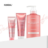 [KUNDAL Official] [Damage Care 3-Piece Set] Shampoo 500ml + Treatment 250ml + Leave-in Treatment 130ml #Violet Muguet