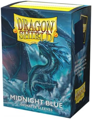 Dragon Shield AT-11057 Standard Size Matte Midnight Blue (100 Sleeves)