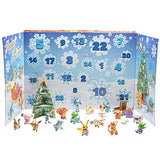 Pokemon 2024 Holiday Advent Calendar for Kids, 24 Gift Pieces - Includes 16 Toy Character Figures & 8 Christmas Accessories - Ages 4+