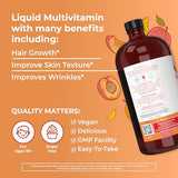 MARYRUTH'S ORGANIC Multivitamin Multimineral Supplement for Women + Hair Growth Vitamins | with Lustriva & Chromium Picolinate 1000mcg | Thicker Hair, Wrinkles, Fine Lines, Skin Care | Ages 18+ | 15.22 Fl Oz