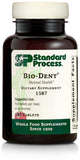 Standard Process Bio-Dent - Whole Food Supplement for Skin, Muscle, and Bone Health - Calcium, Licorice Root, Manganese, Phosphorus, and More - 180 Tablets