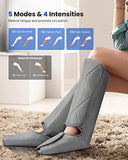 RENPHO Leg Massager with Compression for Circulation Pain Relief FSA HSA Eligible, Air Compression Calf Foot Massager, Reduce Swelling,Muscles Relaxation Helpful for Vericose Veins