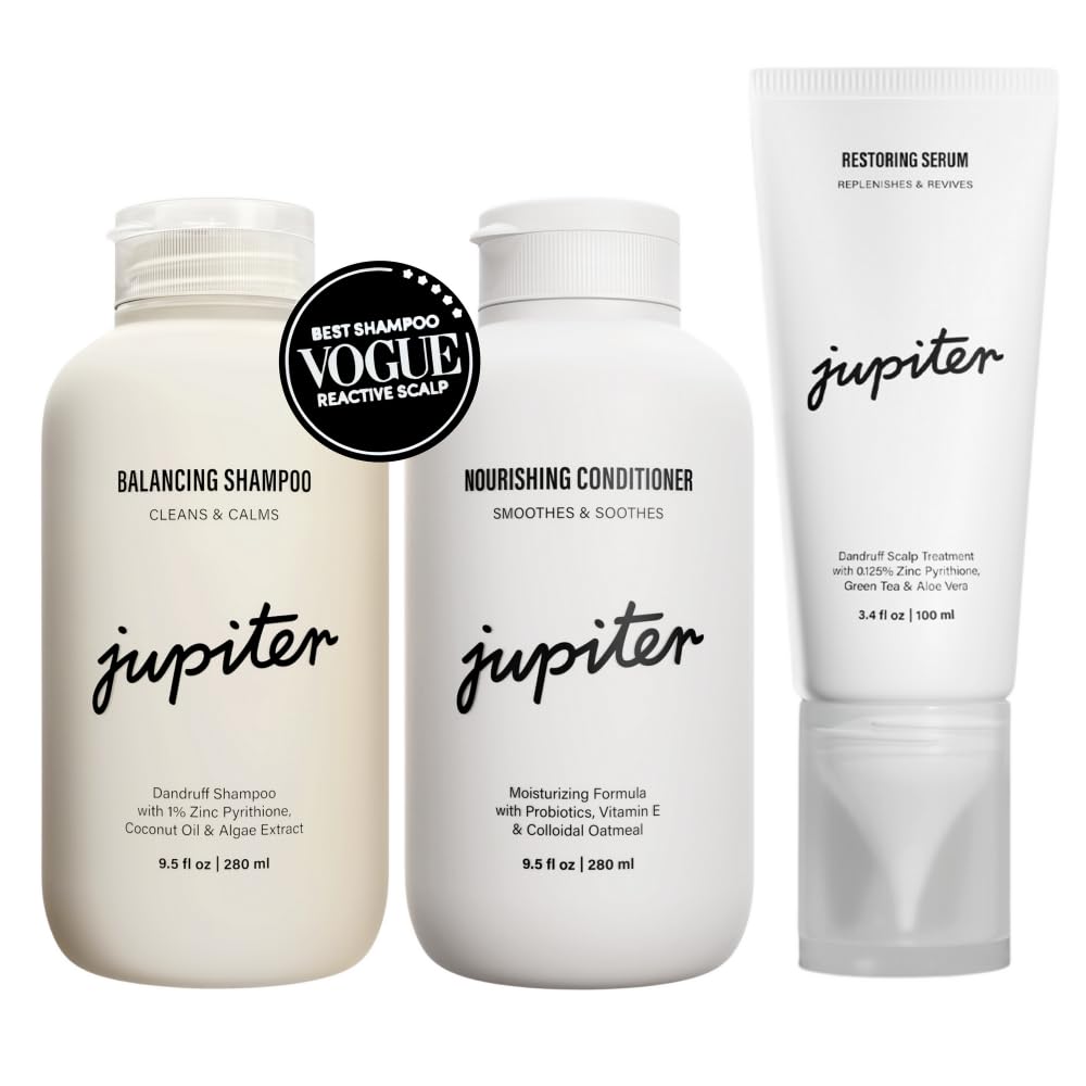 Jupiter Anti Dandruff Shampoo, Conditioner & Serum Advance Set - Physi