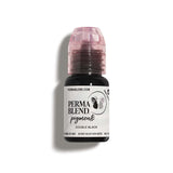 Perma Blend - Double Black - Microblading Ink for Permanent Eyeliner - Professional Tattoo Ink - Dark Carbon Based Black Tattoo Ink Makeup - Vegan (0.5 oz)