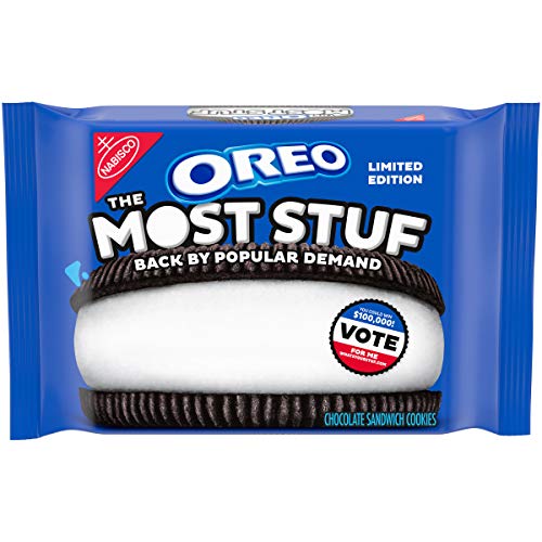 OREO The Most Stuf Chocolate Sandwich Cookies, Limited Edition, 1 Resealable 13.4 oz Pack