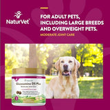 NaturVet – Glucosamine DS Plus - Level 2 Moderate Care – Supports Healthy Hip & Joint Function – Enhanced with Glucosamine, MSM & Chondroitin – for Dogs & Cats–120 Soft Chews