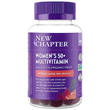 New Chapter Women’s 50+ Multivitamin Gummies – 66% Less Sugar, Women’s Healthy Aging Gummy Vitamins with Vitamin C, B Vitamins & Zinc, Non-GMO, Gluten Free, Berry Citrus Flavored, 90 ct