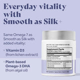 Femininity Smooth as Silk+ 30-Day Starter Kit for Vaginal Dryness (60 Softgels & Refillable Glass Jar) – Blend of Sea Buckthorn Oil, Vitamin D3 and Plant-Based Omega-3 DHA