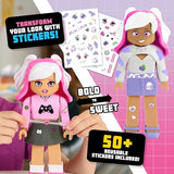 MY AVASTARS Fashion Doll - Pink_Playz with 2 Outfits and 100+ Ways to Customize