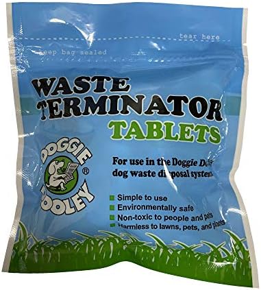 Doggie Dooley 36 Waste Tablets, White