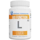 Systemic Formulas L - Liver 60 Capsules Bio Function #60. Liver Support, Gall Bladder Support.