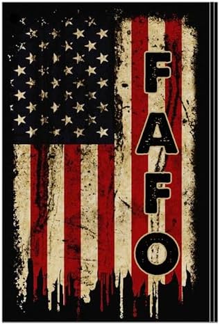 (Pack of 3) Fafo FCK Around and Find Out Bumper Sticker Car Truck Decal, 5x3.3 Inch