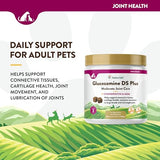 NaturVet – Glucosamine DS Plus - Level 2 Moderate Care – Supports Healthy Hip & Joint Function – Enhanced with Glucosamine, MSM & Chondroitin – for Dogs & Cats–120 Soft Chews