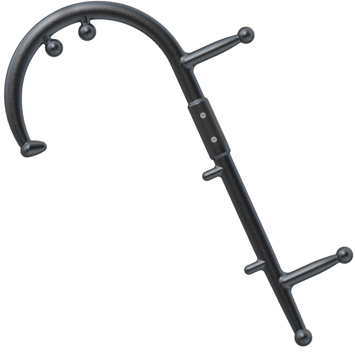 KEINE MARKE Back and Neck Massager Trigger Point Massage Tools Massage Cane for Pain Relief and Self Massage Hook Therapy Handheld Back Neck Shoulder Massager Gift for Women & Men Black