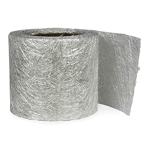 Fibre Glast Fiberglass Chopped Strand Mat – Strong, Easy to Use & Lightweight Glass Fiber for Structural Reinforcement & Repair Kits — 1.5 Ounces, 4 Inches Wide, 10 Yard Long Roll, Made in USA