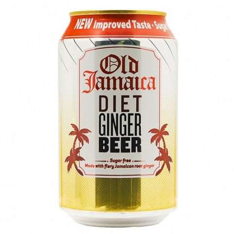 OLD JAMAICA Diet Ginger Beer 330ml - 6 Pack