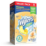 Wyler's Light Singles To Go Powder Packets, Water Drink Mix, 16 Count, 6 Boxes (96 Single Servings) (Pineapple Mango Lemonade)