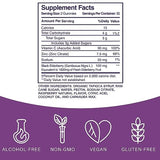 Elderlane Elderberry Gummies for Adults and Kids - Vitamin C and Zinc – Sambucus Nigra Black Elderberry Immune Support - Non-GMO, Vegan, Gluten-Free, Gelatin-Free - 60ct, 100mg Elderberry