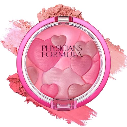 Physicians Formula Happy Booster Heart Blush Glow & Mood Boosting, Rose, Dermatologist Tested