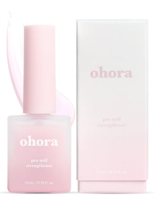 ohora Pro Nail Strengthener - Naturally-Derived Formula with Organic Silicium, AHA, and MSM for Healthy, Strong Nails with a Beautiful Sheen