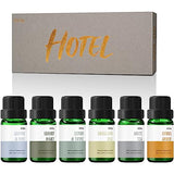 Fragrance Oils, MitFlor Hotel Collection Diffuser Oil for Home, Soap & Candle Making Scents, Aromatherapy Essential Oils Gift Set 6x10ml, Lemon & Thyme, Citrus Amber, White Tea and More