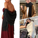 FURTALK Women's Pashmina Shawls and Wraps for Evening Dress Long Scarf Wedding Bride Bridesmaid Shawl Gifts