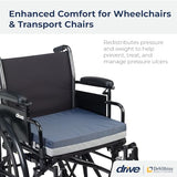 Drive Medical 14886 Skin Protection Gel "E" Wheelchair Seat Cushion