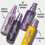 Urban Decay All Nighter Vitamin C Hydrating Makeup Setting Spray for Face (Travel Size), Transfer-Resistant, Waterproof, 16 HR Wear, Vitamin C & Cactus Flower Water, Illuminated Finish - 4 fl oz