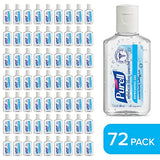 Purell Advanced Hand Sanitizer Refreshing Gel, Clean Scent, 1 fl oz Travel Size flip-Cap Bottle (Pack of 72) - 3901-72-CMR