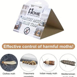 18 Packs Pantry Moth Traps Glue Traps, Pantry Moth Killer for House Pantry | Non-Toxic and Odorless | Super Strong Glue for Moth Catcher