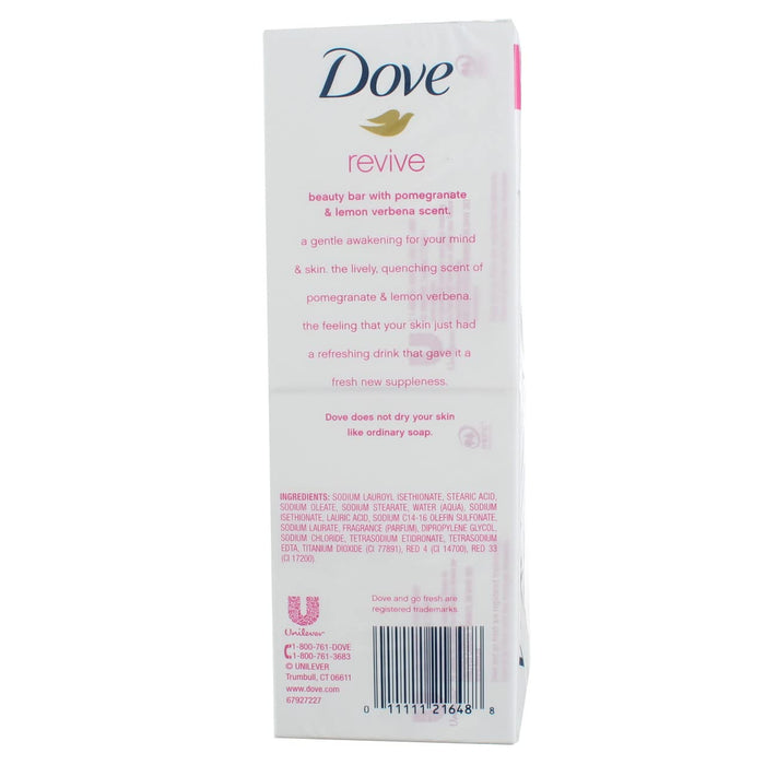 Unilever Dove Beauty Bar Gentle Skin Cleanser For Softer and Smoother Skin Rejuvenating More Moisturizing Than Bar Soap, 3.75 Ounce (Pack of 6)