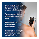 Roscoe Medical TENS Unit and EMS Muscle Stimulator - OTC TENS Machine for Back Pain Relief, Lower Back Pain Relief, Neck Pain, or Sciatica Pain Relief, Clinical Strength by TENS 7000, Stim Machine