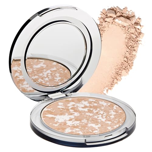 PÜR Beauty Pressed Setting Powder Balancing Act - Skin-Perfecting Pressed Compact Powder for Smooth & Fresh Natural-Matte Finish - Translucent Setting Powder Makeup for All Skin Tone, Cruelty Free