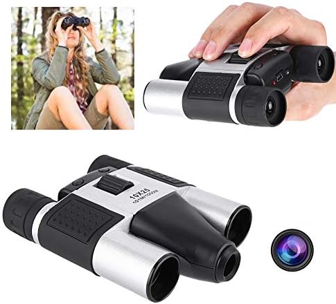 Binocular Telescope, 10X25 High Power 1.3MP CMOS HD Binoculars for Bird WatchingCampingHikingMatch, Digital Camera Telescope DVR Video Record