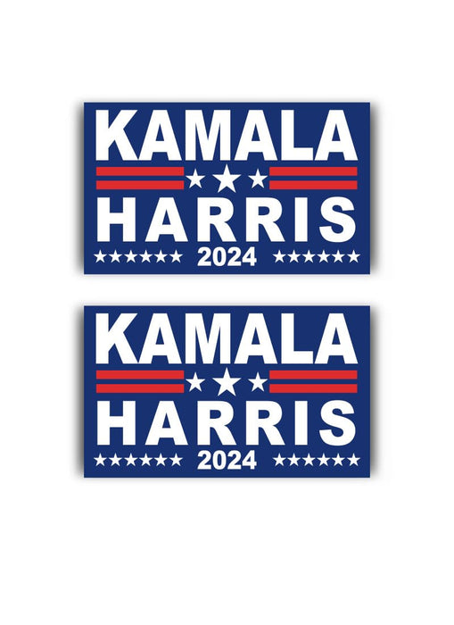 Kamala Harris 2024 President Campaign Car Magnet Bumper Magnet Truck Magnet Fridge Magnetic 6-inch by 4-inch 2PCS